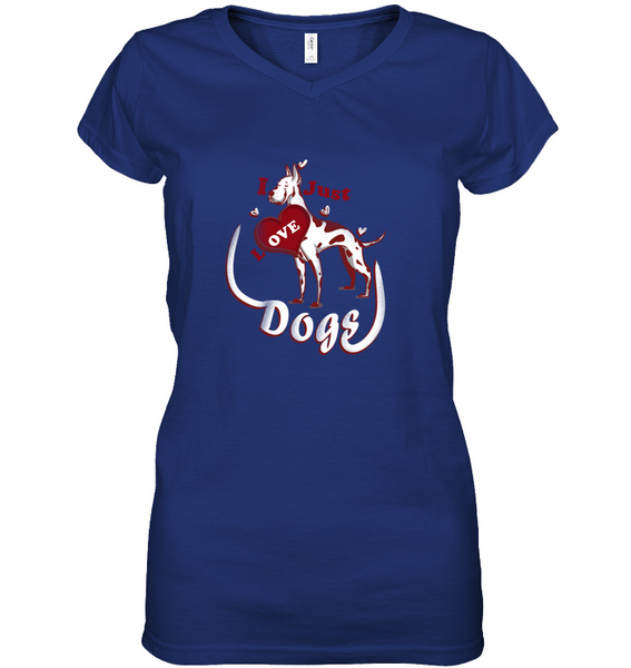 Womens Short Sleeve Jersey V-neck