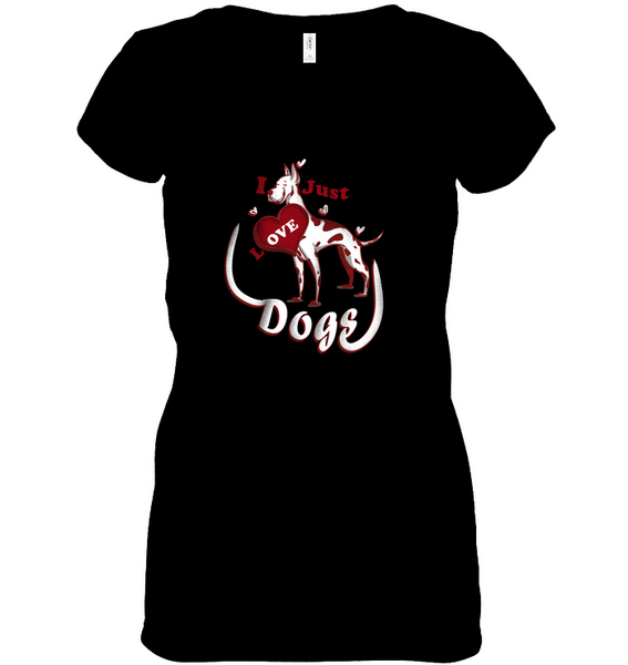 Womens Short Sleeve Jersey V-neck