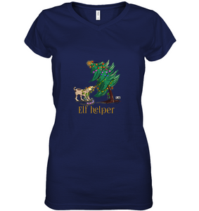Women's Short Sleeve Jersey V-neck