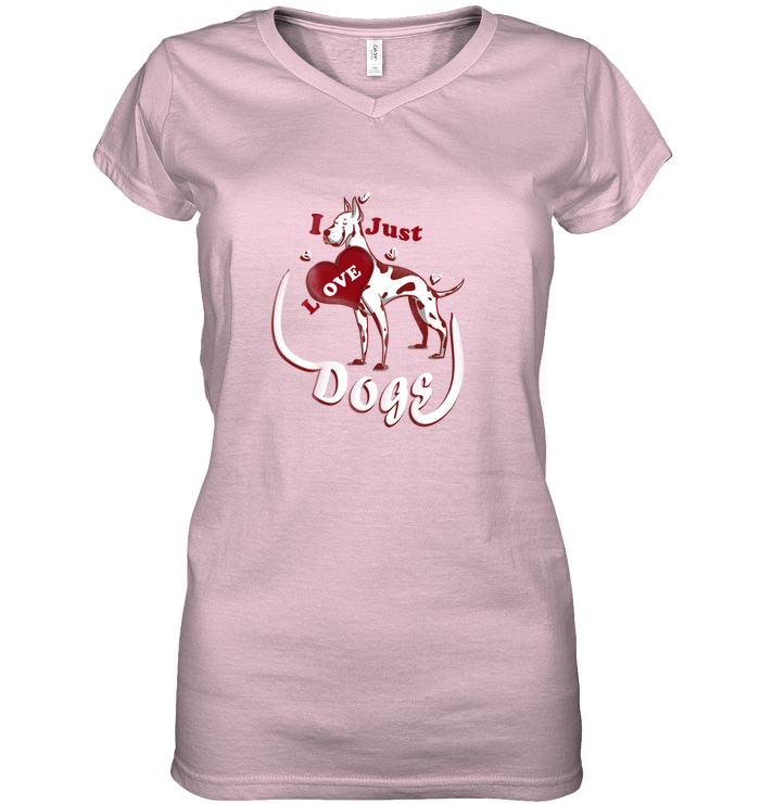 Womens Short Sleeve Jersey V-neck